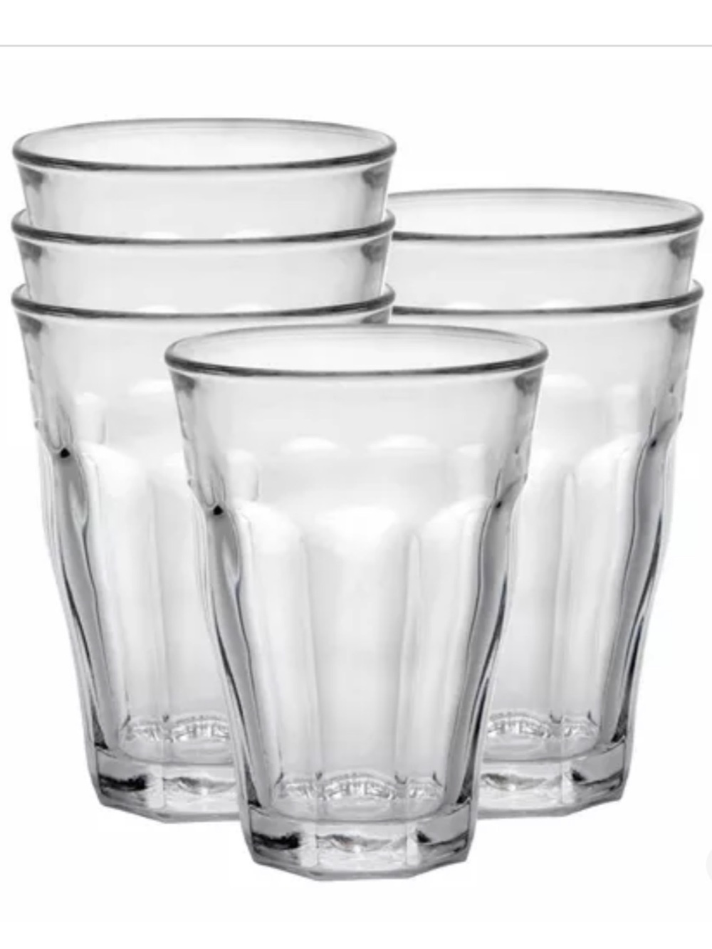 Duralex Picardie Clear Glass Tumbler - Clear (Set of 6) 12.1 oz